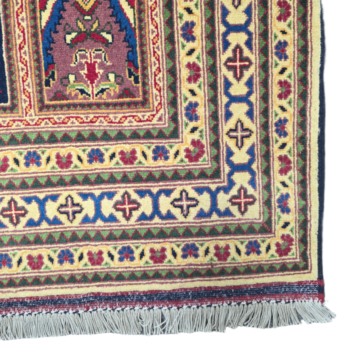 197 x 147 cm Hand Knotted Afghan Tashqandi – Wool Rug