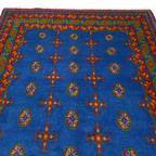 205 x 153 cm Hand-Woven Color Afghan Akche Wool Rug
