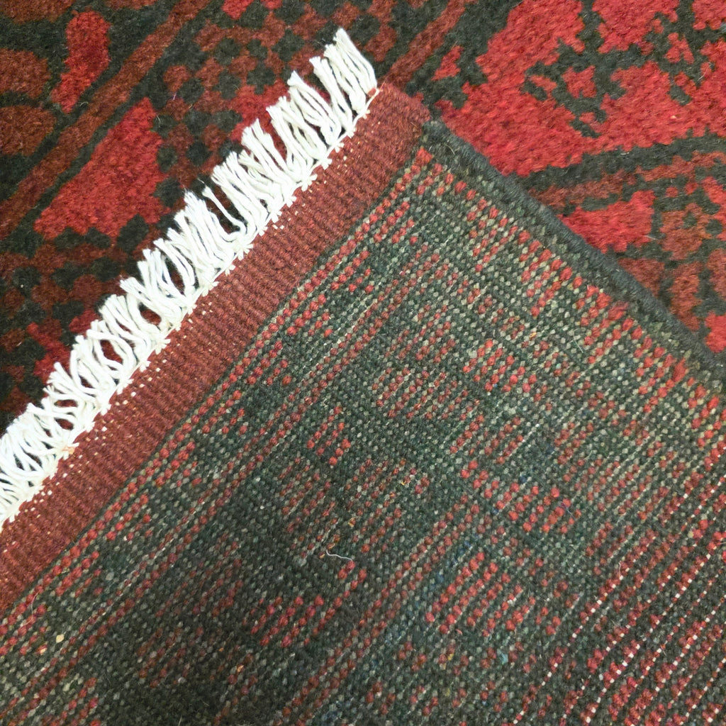 285 x 73 cm Red Afghan Akche Runner Rug