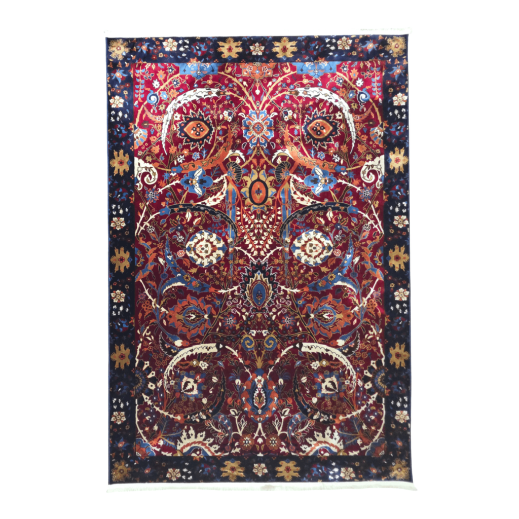 290 x 200 cm Persian Style Sickle Leaf Machine Made Rug