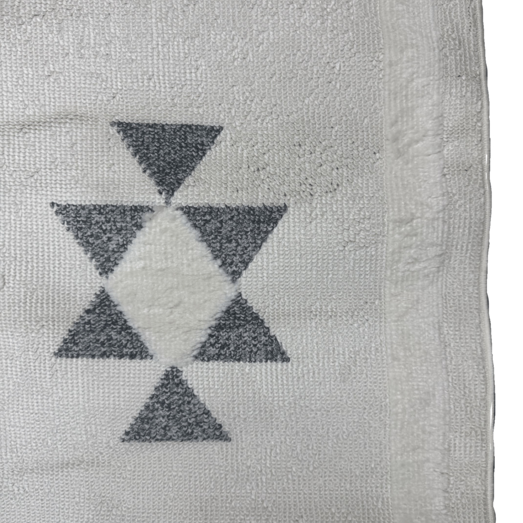 Modern grey Turkish rug detail
