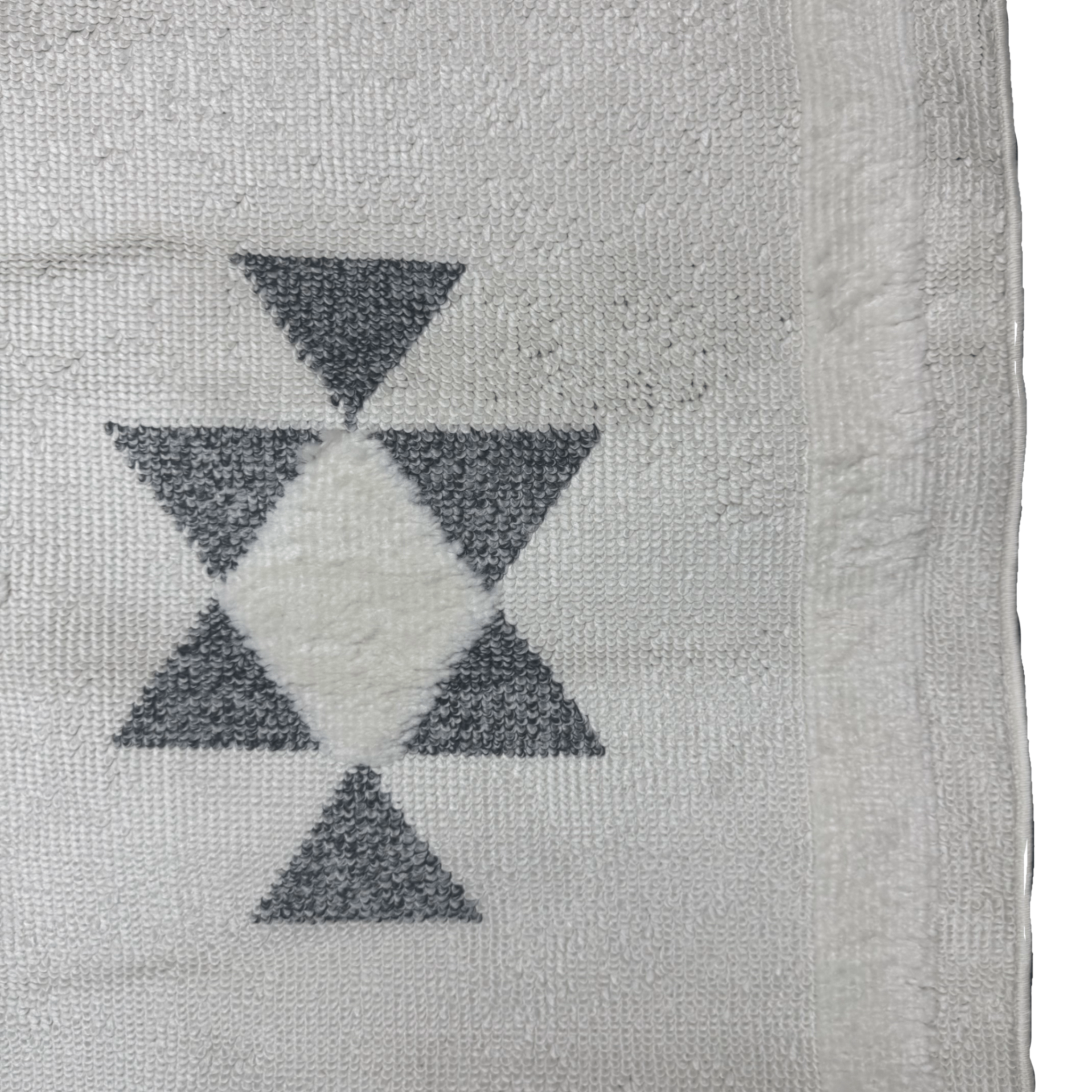 Modern grey Turkish rug detail