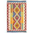 125 x 84 cm Hand Woven Afghan Kilim Rug