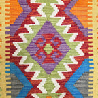 125 x 84 cm Hand Woven Afghan Kilim Rug