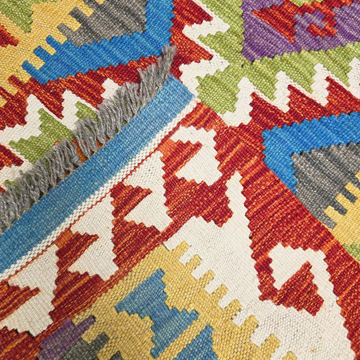 125 x 84 cm Hand Woven Afghan Kilim Rug