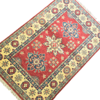 127 x 82 cm Hand Knotted Afghan Kazak Rug