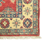 127 x 82 cm Hand Knotted Afghan Kazak Rug