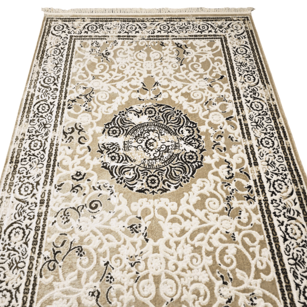220 x 150 cm Vintage Persian Design Machine Made Rug