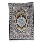 230 x 160 cm Persian Qum Gonbad Dome Machine-Made Rug