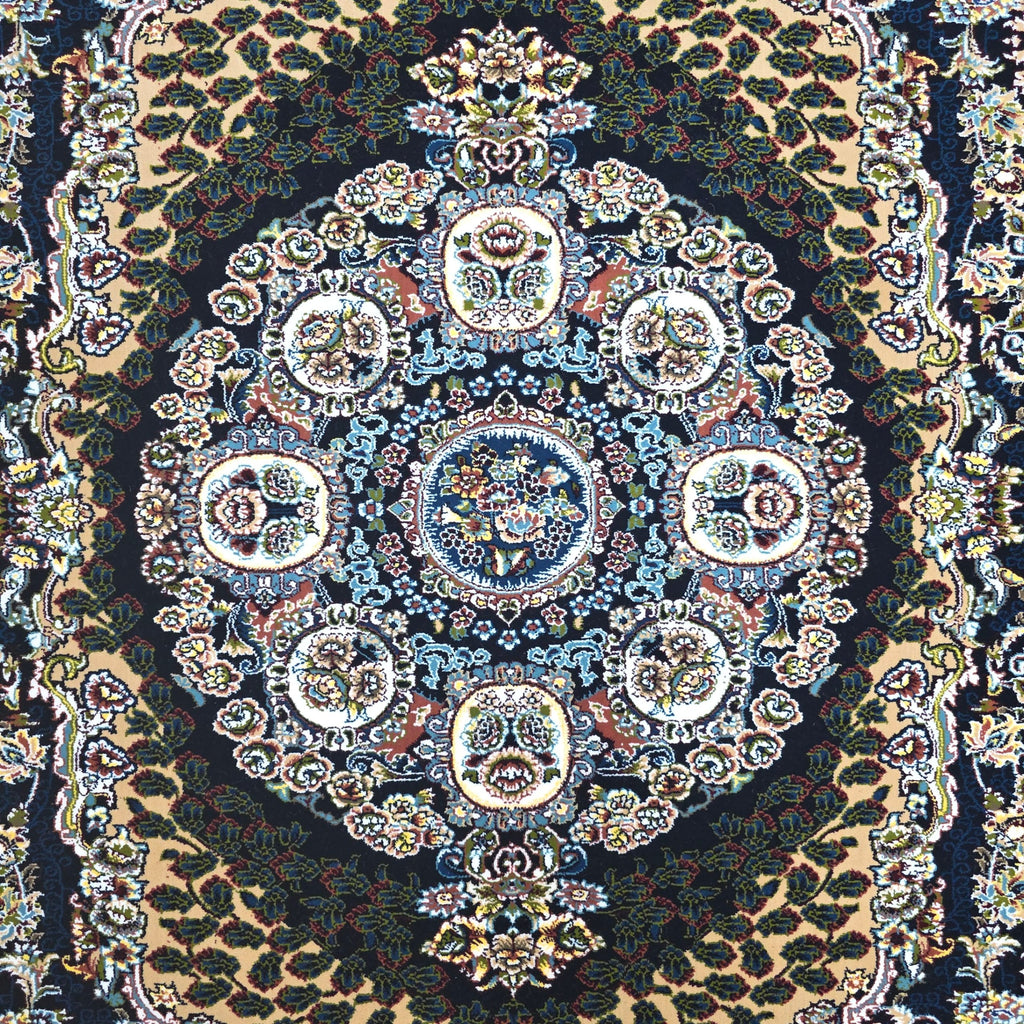 230 x 160 cm Persian Qum Gonbad Dome Machine-Made Rug