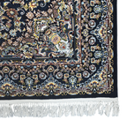 230 x 160 cm Persian Qum Silk Gonbad Dome Machine-Made Rug