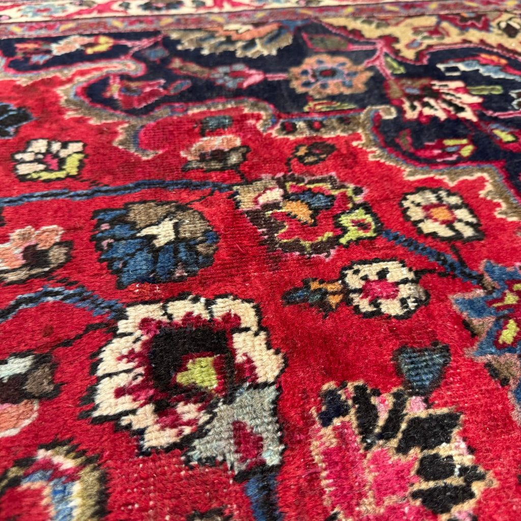383 x 310 cm Hand-Woven Persian Mashad Rug