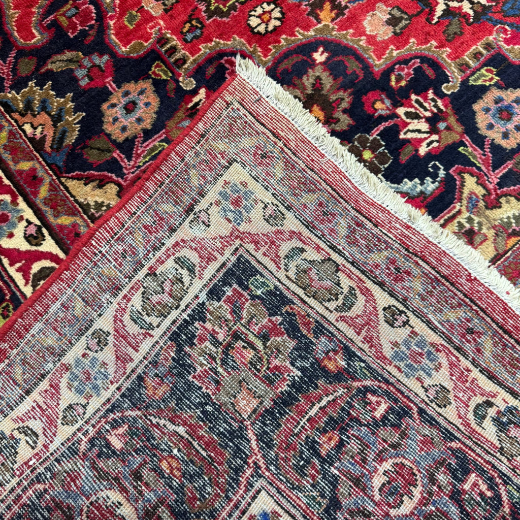 383 x 310 cm Hand-Woven Persian Mashad Rug