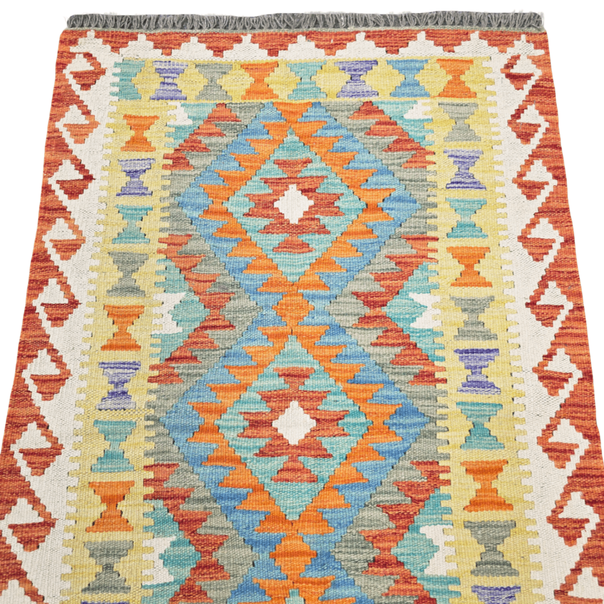 125 x 84 cm Hand Woven Afghan Kilim Rug