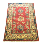 127 x 93 cm Hand Knotted Afghan Kazak Rug