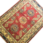 127 x 93 cm Hand Knotted Afghan Kazak Rug