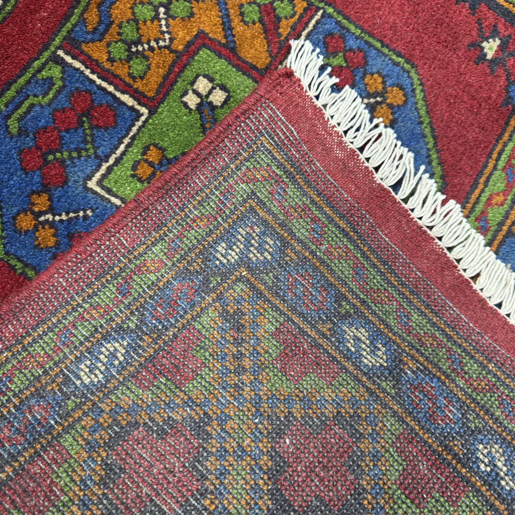 180 x 115 cm Hand-Woven Afghan Akche Rug