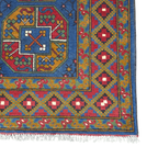 201 x 152 cm Hand-Woven Color Afghan Akche Wool Rug
