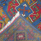 201 x 152 cm Hand-Woven Color Afghan Akche Wool Rug