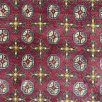 216 x 147 cm Hand-Knotted Afghan Akche Bokhara Rug
