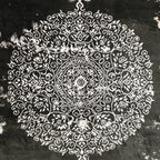 230 x 160 cm Vintage Persian Design Machine Made Rug