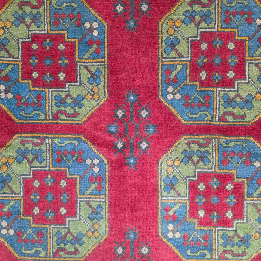 237 x 168 cm Hand Woven Color Afghan Akche