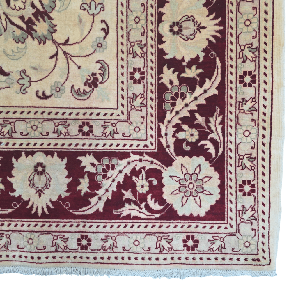 245 x 172 cm Hand-Knotted Soft Tone Afghan Chobi Wool Rug