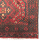 293 x 76 cm Hand Knotted Afghan Turkmen Wool Runner Rug