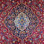 383 x 295 cm Hand-Knotted Large Persian Kashan Rug