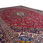 383 x 295 cm Hand-Knotted Large Persian Kashan Rug