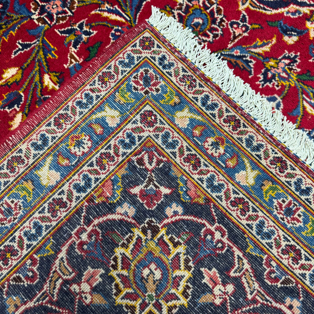 383 x 295 cm Hand-Knotted Large Persian Kashan Rug