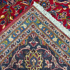 383 x 295 cm Hand-Knotted Large Persian Kashan Rug