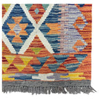 388 x 84 cm Hand-Woven Afghan Kilim Runner