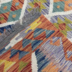 388 x 84 cm Hand-Woven Afghan Kilim Runner
