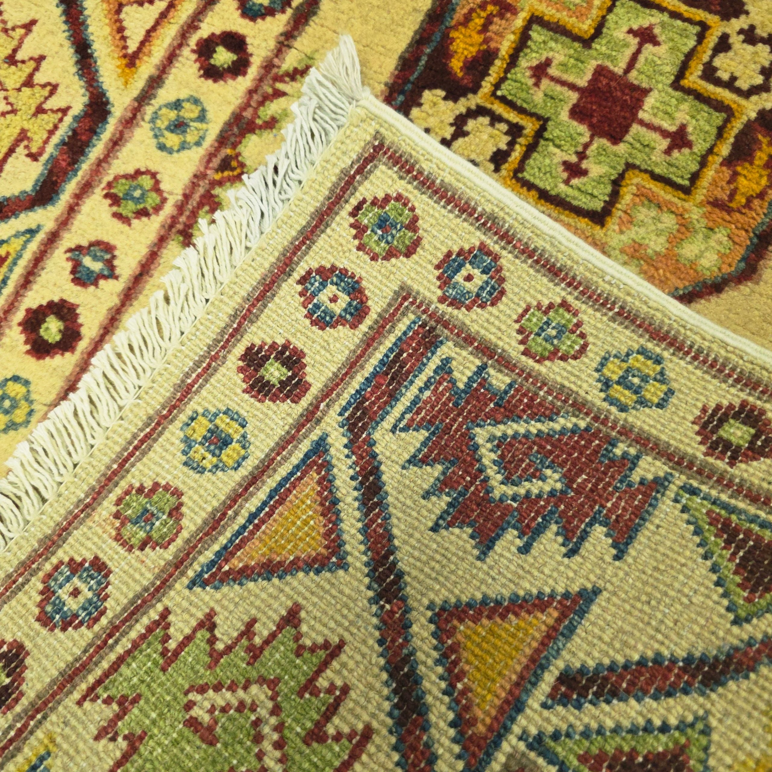 128 x 82 cm Afghan Chobi Hand-Knotted Wool Rug