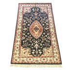 157 x 91 cm Hand Knotted Indian Silk Jaipur Oriental Rug