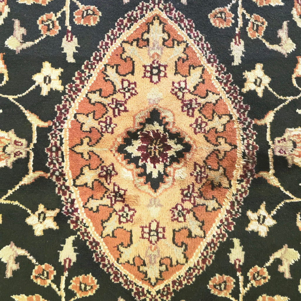 157 x 91 cm Hand Knotted Indian Silk Jaipur Oriental Rug