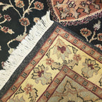 157 x 91 cm Hand Knotted Indian Silk Jaipur Oriental Rug