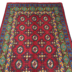 198 x 100 cm Hand-Woven Afghan Akche Rug