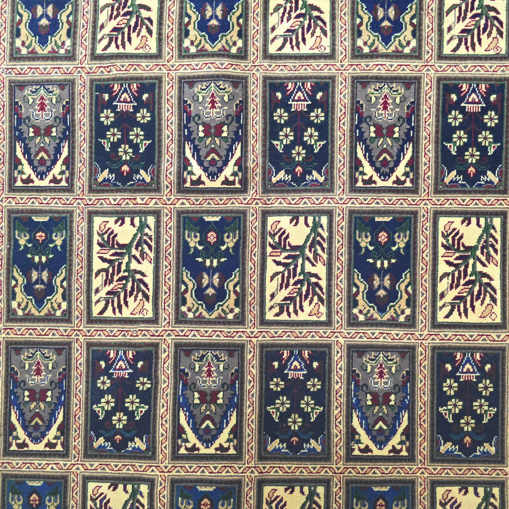 210 x 146 cm Afghan Chobi Hand-Knotted Wool Rug
