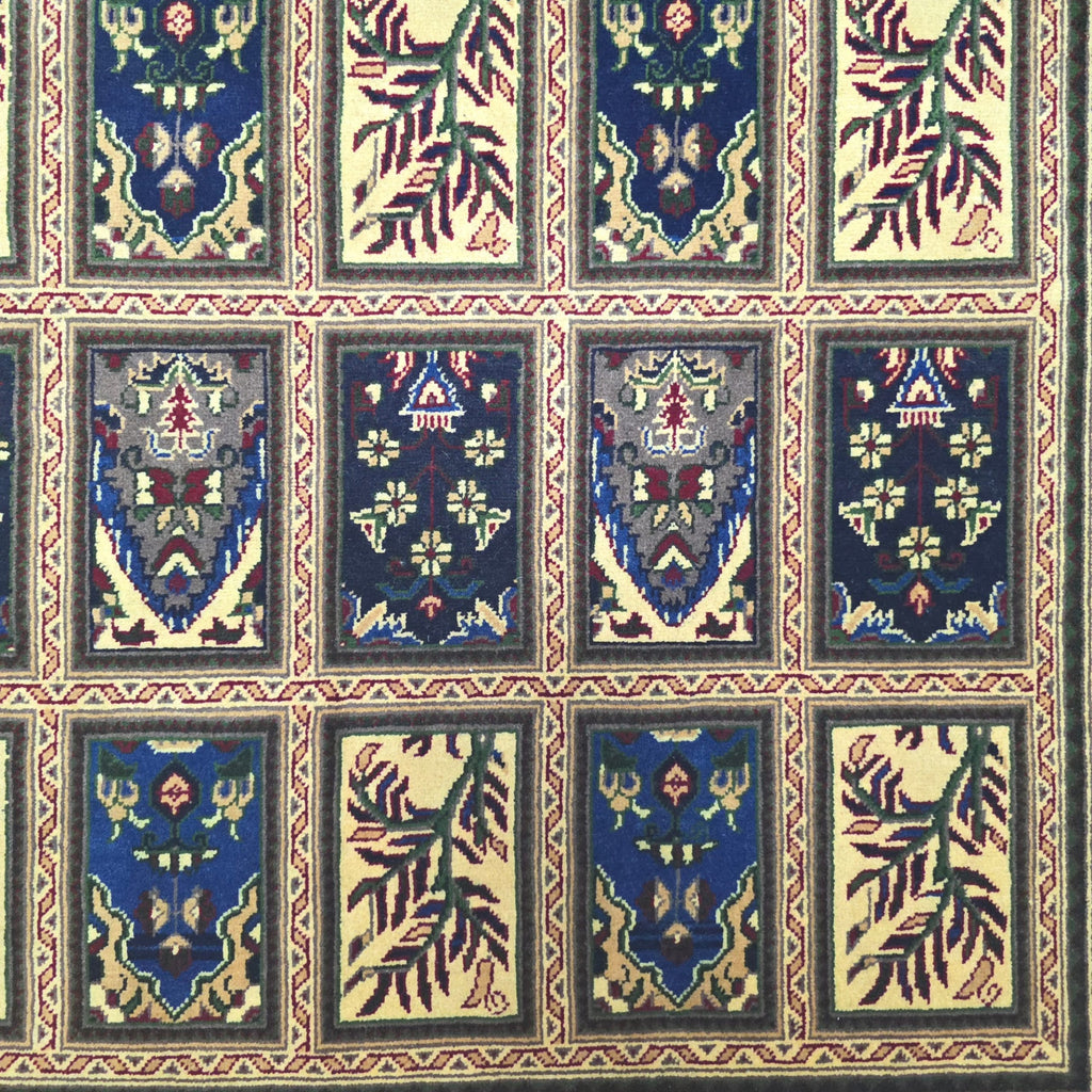 210 x 146 cm Afghan Chobi Hand-Knotted Wool Rug