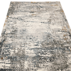230 x 160 cm Grey Modern Machine Made Rug