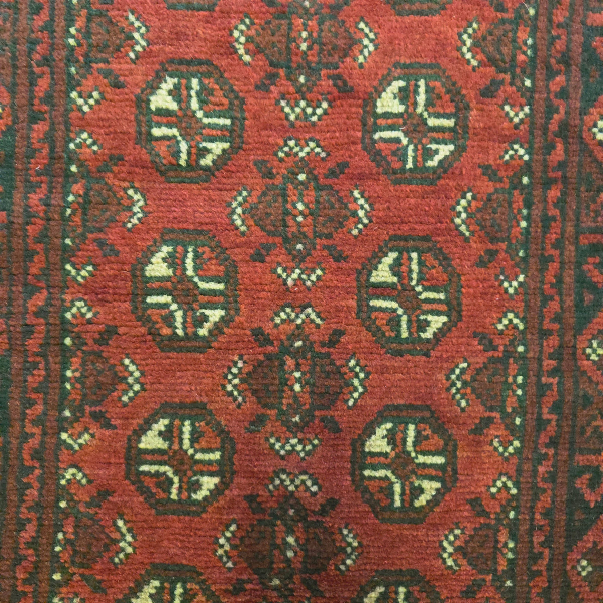 277 x 79 cm Red Afghan Bokhara Runner Rug