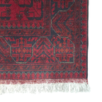 294 x 80 cm Hand Knotted Afghan Turkmen Wool Runner Rug