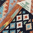 297 x 83 cm Hand-Woven Afghan Kilim Runner