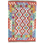 125 x 84 cm Hand Woven Afghan Kilim Rug