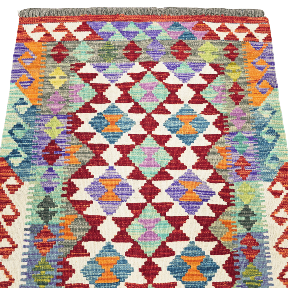125 x 84 cm Hand Woven Afghan Kilim Rug