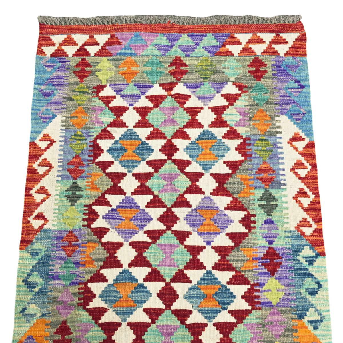 125 x 84 cm Hand Woven Afghan Kilim Rug