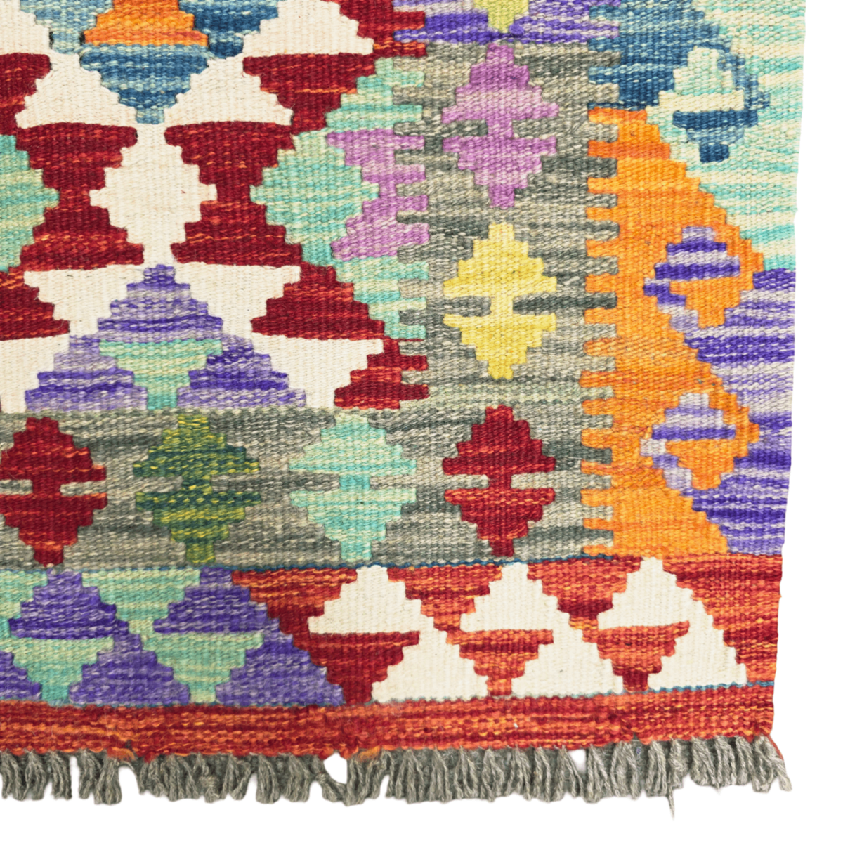 125 x 84 cm Hand Woven Afghan Kilim Rug