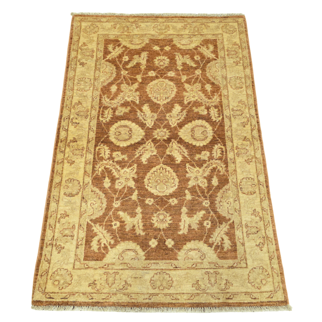 138 x 92 cm Hand Knotted Soft Tone Afghan Chobi – Wool Rug